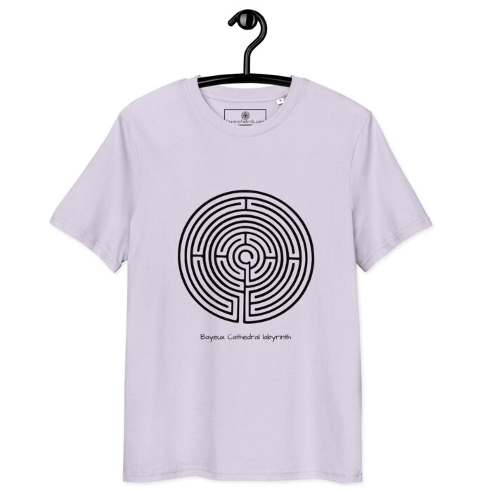 T-shirt Labyrinthe de Bayeux noir coton bio – Image 9