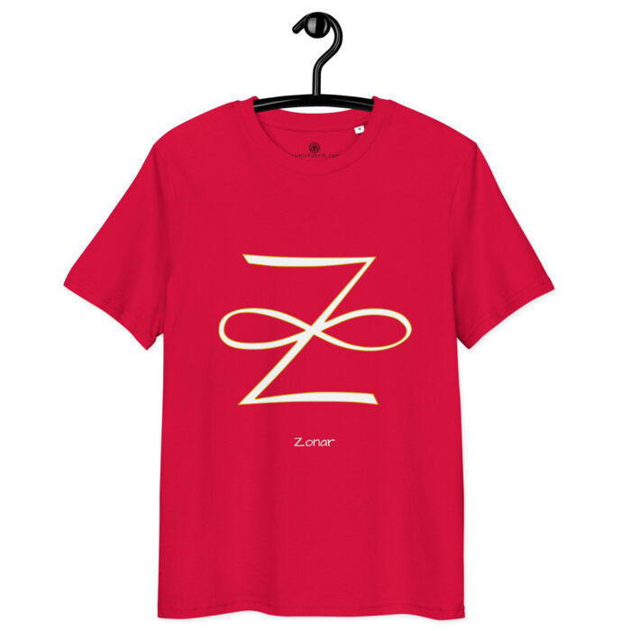T-shirt Zonar blanc contour or – Guérison karmique et protection – Image 6