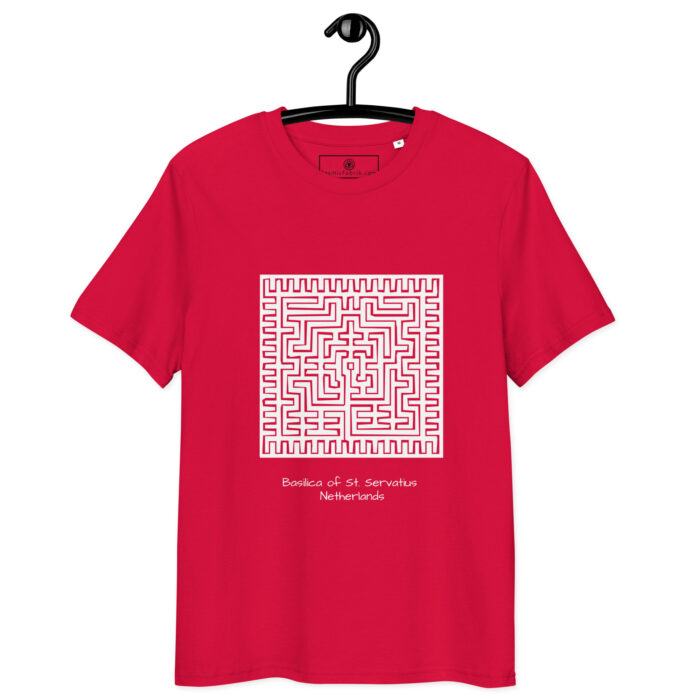 T-shirt Labyrinthe St-Servais blanc – orientation claire – Image 6
