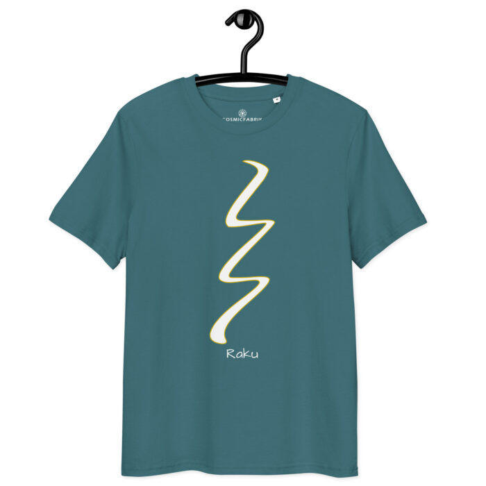 T-shirt Raku noir contour or – Ancrage et clôture énergétique – Image 7