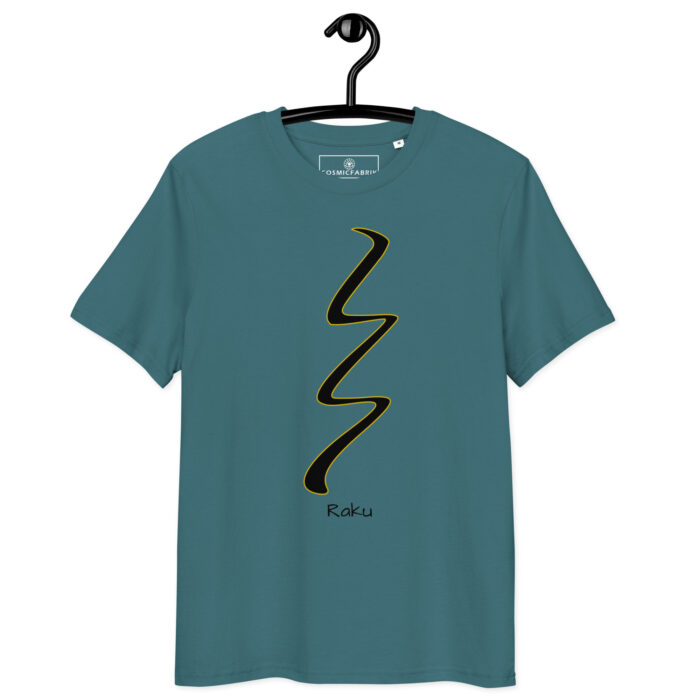 T-shirt Raku blanc contour or – Ancrage énergétique et libération – Image 4