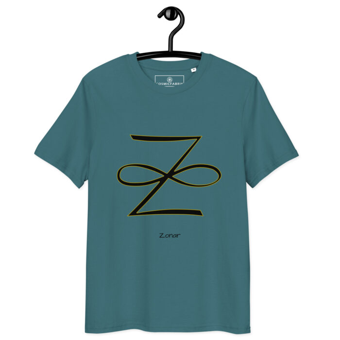 T-shirt Zonar noir contour or – Guérison karmique et compassion – Image 2
