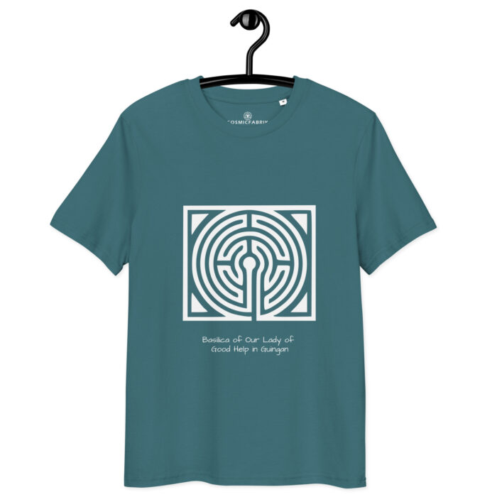 T-shirt Labyrinthe Guingamp blanc – clarté spirituelle – Image 7