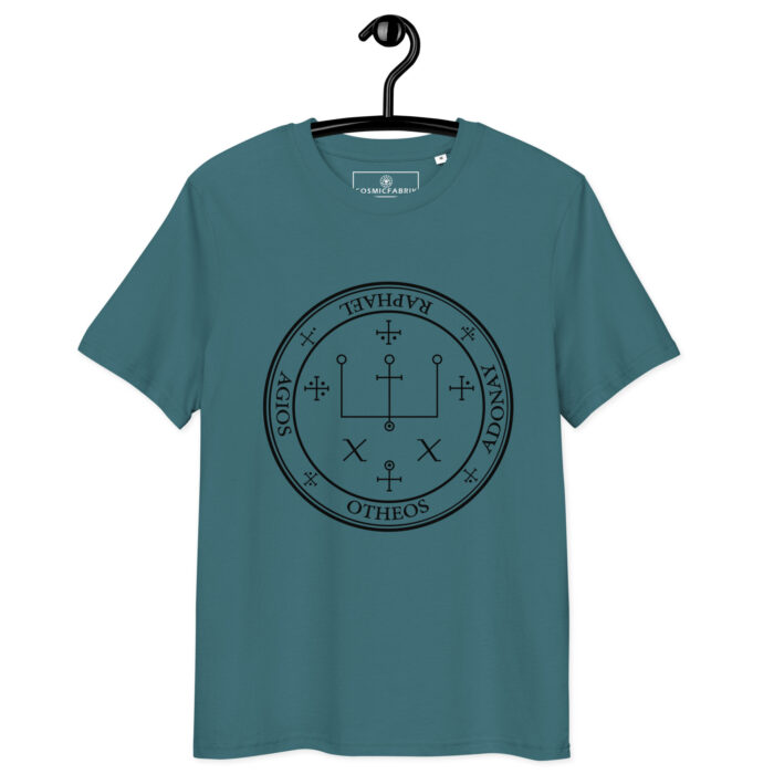 T-shirt Sceau Archange Raphaël noir guérison – Image 3
