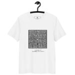 T-shirt Labyrinthe St-Bertin noir – persévérance sacrée