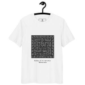 T-shirt Labyrinthe St-Servais noir – orientation claire