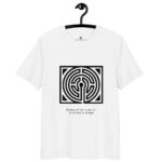 T-shirt Labyrinthe Guingamp noir – sagesse mariale