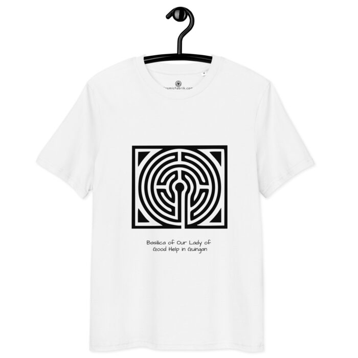 T-shirt Labyrinthe Guingamp noir – sagesse mariale