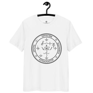 T-shirt Sceau Archange Michael noir protection