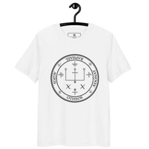 T-shirt Sceau Archange Raphaël noir guérison