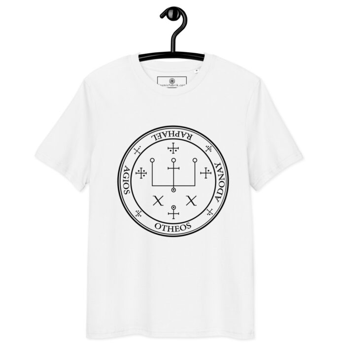 T-shirt Sceau Archange Raphaël noir guérison
