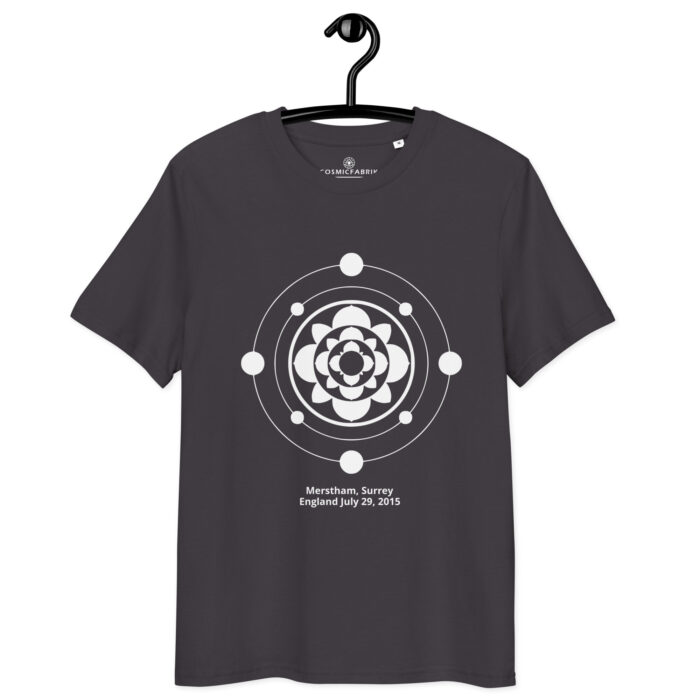 T-shirt crop circle Merstham blanc – Rosace d’équilibre – Image 5