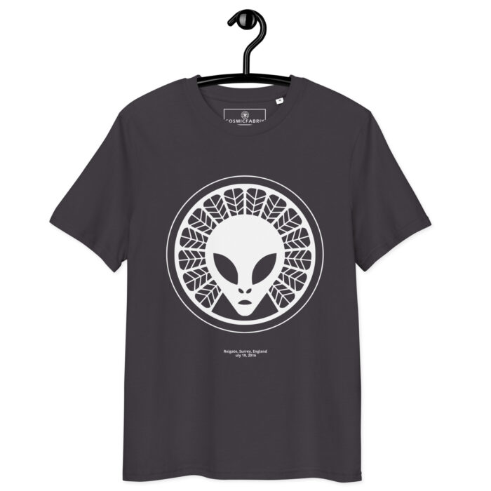 T-shirt crop circle Reigate blanc – Cercle lumineux