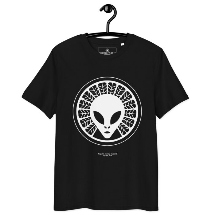 T-shirt crop circle Reigate blanc – Cercle lumineux – Image 9