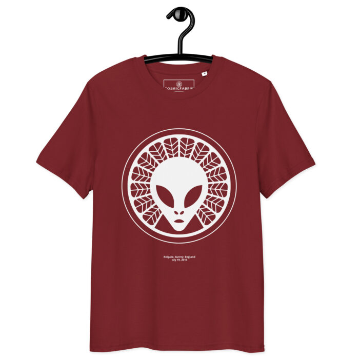 T-shirt crop circle Reigate blanc – Cercle lumineux – Image 2