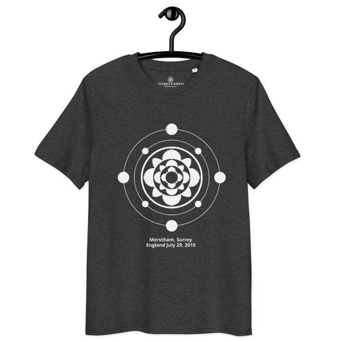 T-shirt crop circle Merstham blanc – Rosace d’équilibre – Image 3