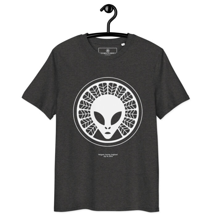 T-shirt crop circle Reigate blanc – Cercle lumineux – Image 4