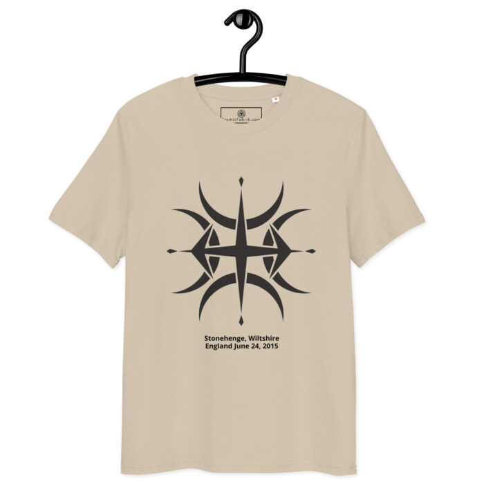 T-shirt crop circle Stonehenge noir – Étoile d’orientation