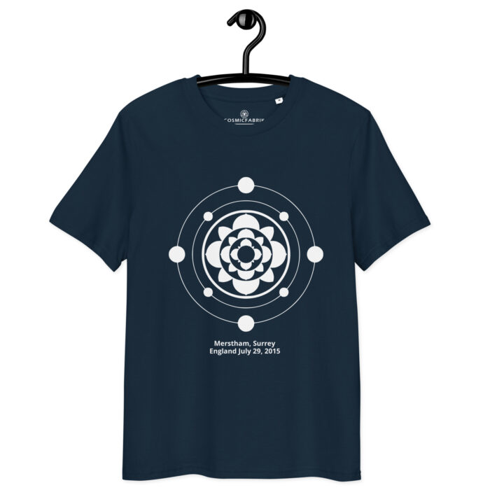 T-shirt crop circle Merstham blanc – Rosace d’équilibre – Image 2
