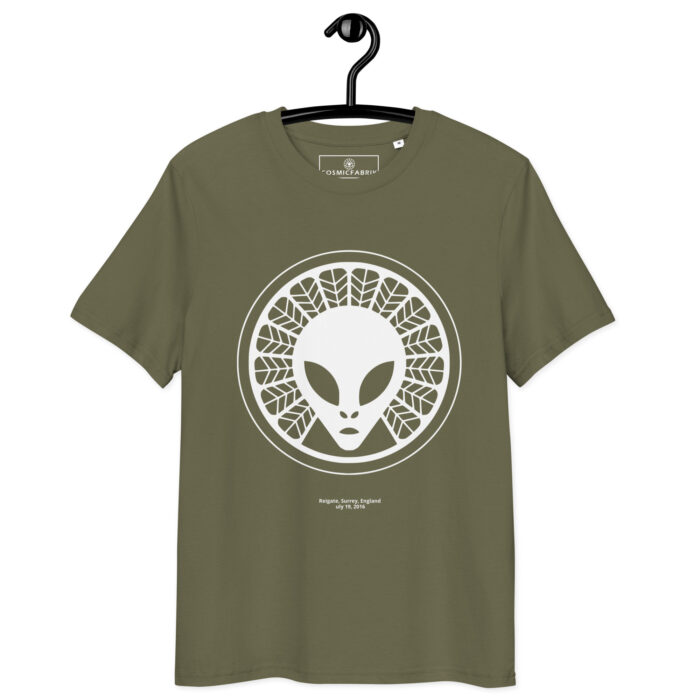 T-shirt crop circle Reigate blanc – Cercle lumineux – Image 6