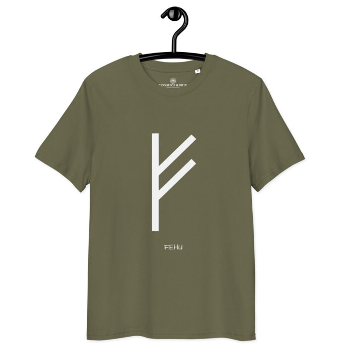 T-shirt Rune Fehu – Manifestation, Fertilité & Énergie de Feu – Image 8
