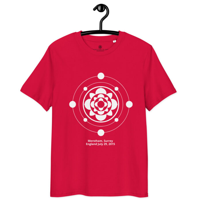 T-shirt crop circle Merstham blanc – Rosace d’équilibre – Image 6