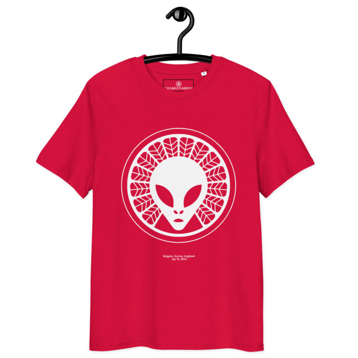 T-shirt crop circle Reigate blanc – Cercle lumineux – Image 7
