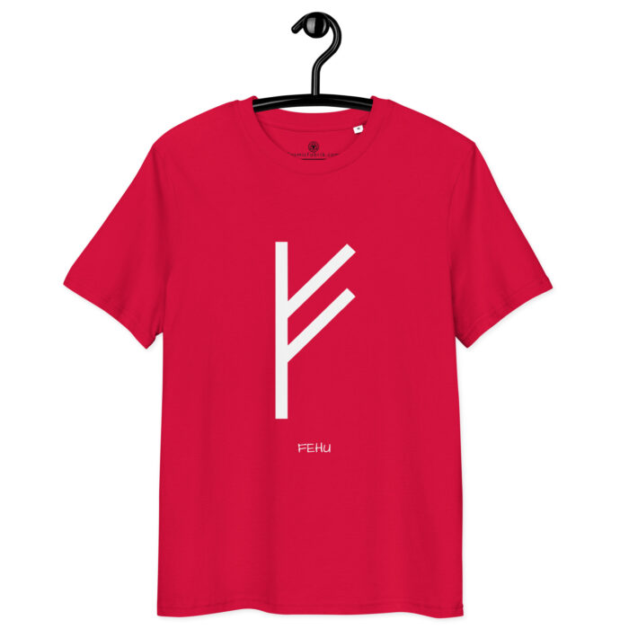 T-shirt Rune Fehu – Manifestation, Fertilité & Énergie de Feu – Image 6