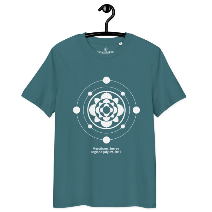 T-shirt crop circle Merstham blanc – Rosace d’équilibre – Image 7