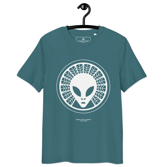 T-shirt crop circle Reigate blanc – Cercle lumineux – Image 8