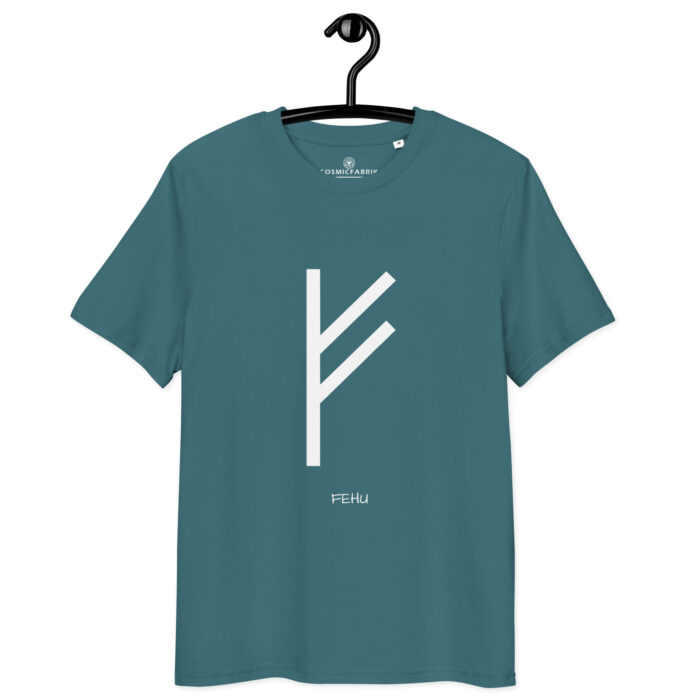 T-shirt Rune Fehu – Manifestation, Fertilité & Énergie de Feu – Image 7