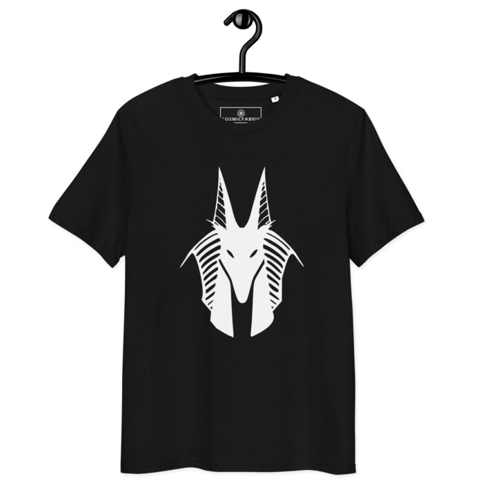 T-shirt Anubis Blanc – Lumière Spirituelle & Passage Sacré