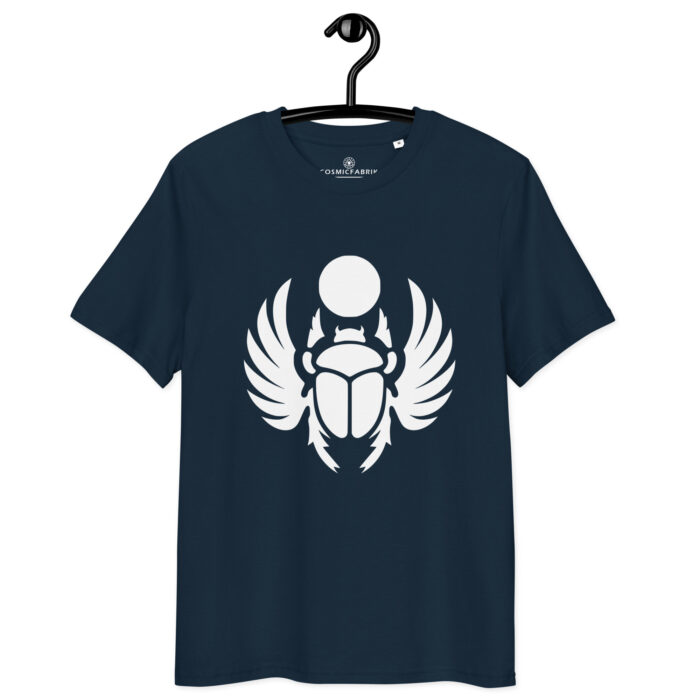 T-shirt Scarabée Égyptien Noir – Éveil solaire et sagesse alchimique – Image 2